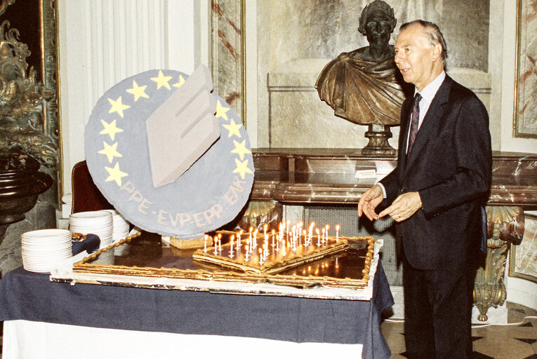 Fotogrāfija 7: Reception on the occasion of the unveiling of the memorial tablet bearing the effigy of Robert Schuman