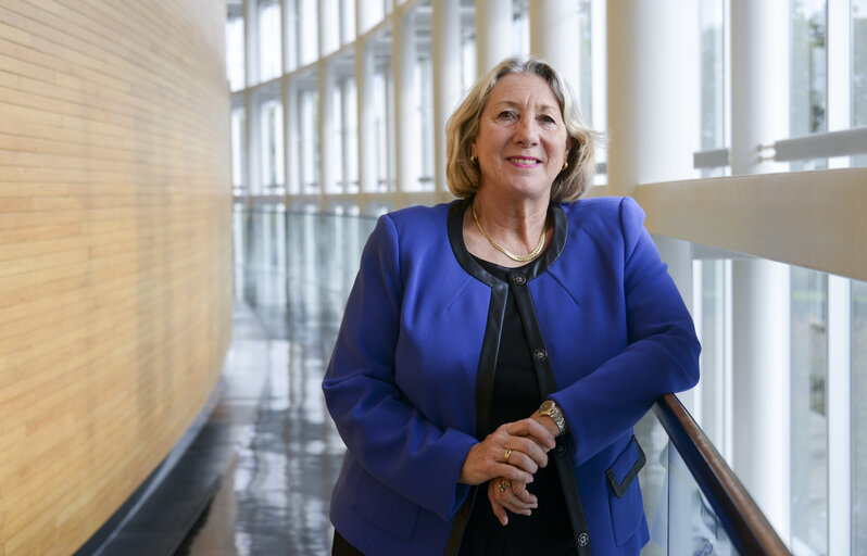 Fotagrafa 4: Joelle MELIN in the European Parliament in Strasbourg