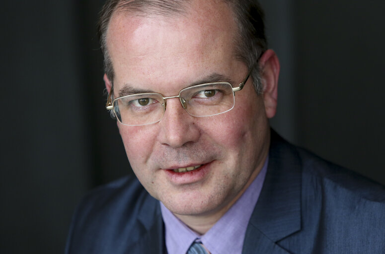 Fotografia 13: Andrejs MAMIKINS in the European Parliament in Strasbourg