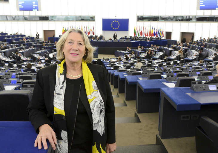 Fotagrafa 14: Joelle MELIN in the European Parliament in Strasbourg