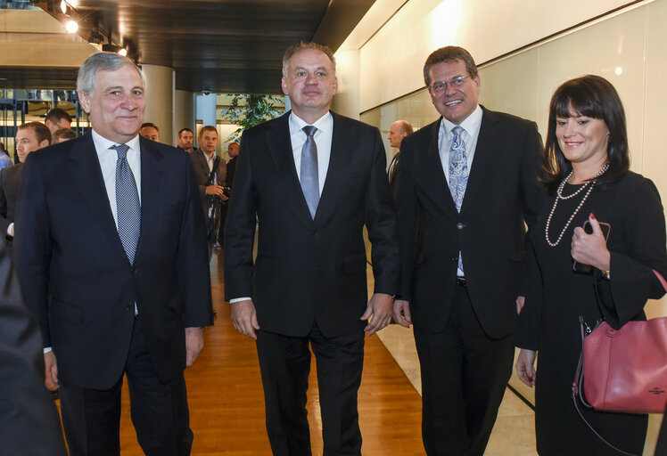 Valokuva 5: Official visit of the President of the Slovak Republic - Meeting