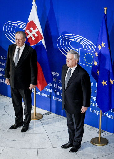 Fotografija 6: Official visit of the President of the Slovak Republic - Welcome