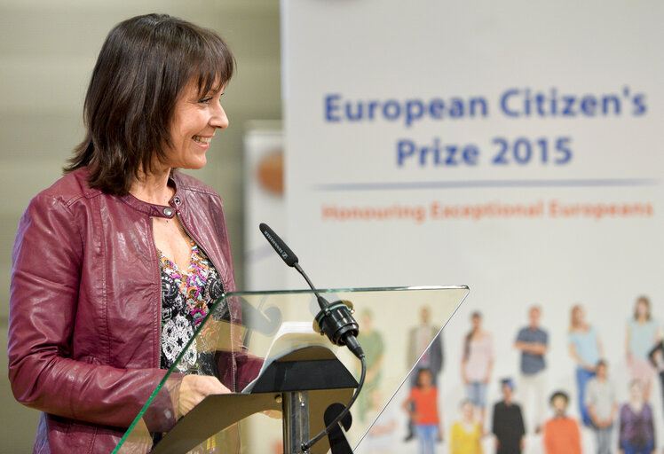 Fotografie 24: European Citizen's Prize 2015 Ceremony