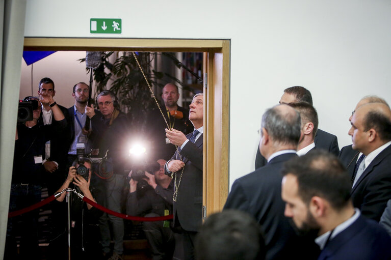 Ceremony for the naming of the Press Room after late Maltese journalist  Daphne CARUANA GALIZIA