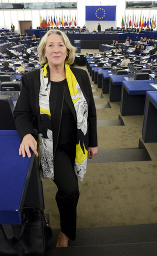 Fotagrafa 11: Joelle MELIN in the European Parliament in Strasbourg