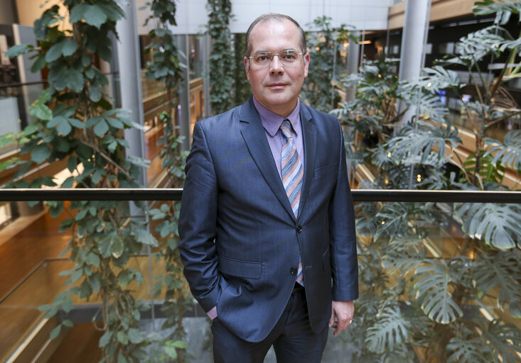 Fotografia 16: Andrejs MAMIKINS in the European Parliament in Strasbourg