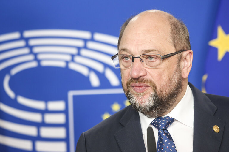 Foto 11: Martin SCHULZ - EP President meets with Romanian  President