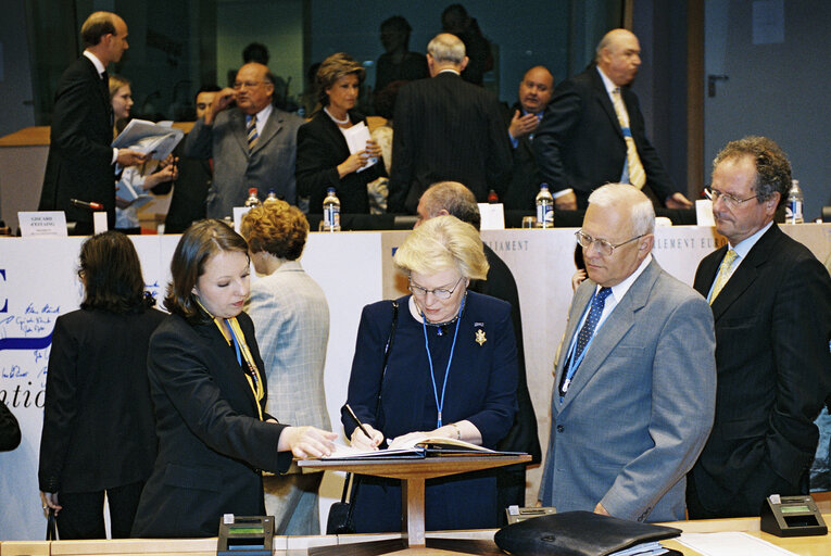 Foto 5: European Convention on the Future of Europe - Plenary session