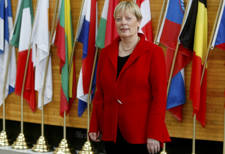 Suriet 11: Birgit SCHNIEBER-JASTRAM EPP, FEMME / WOMAN, Parlement européen à Strasbourg, 2010, Allemagne / Germany, Parlementaires 2009 activité / Member activities 2009 21-01-2010