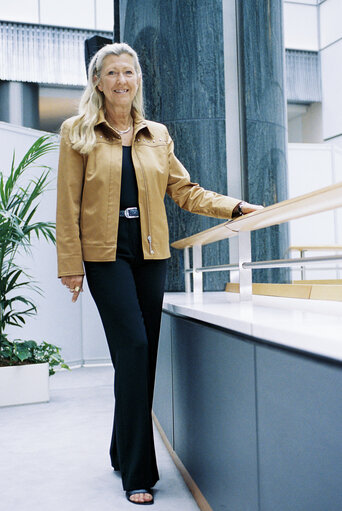 Foto 3: Portrait of MEP Lisbeth GRONFELDT BERGMAN in Brussels