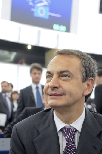 Fotografija 27: Presentation of the programme of the Spanish Presidency by Spain's Prime Minister during the Plenary session in Strasbourg