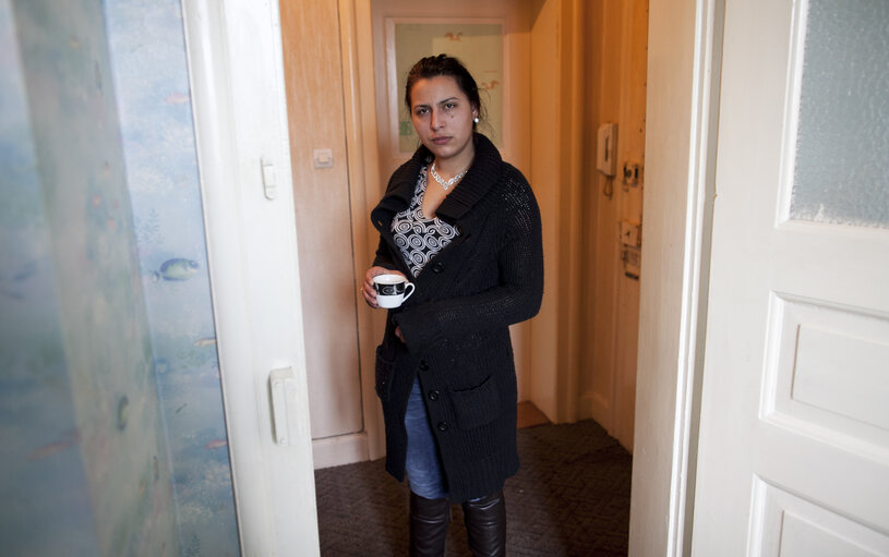 Fotografia 5: Illustration - Emergency accommodation for asylum seekers awaiting regularisation in Strasbourg, France