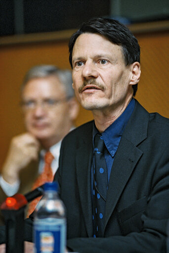 Photo 4: Meeting at the European Parliament in Brussels