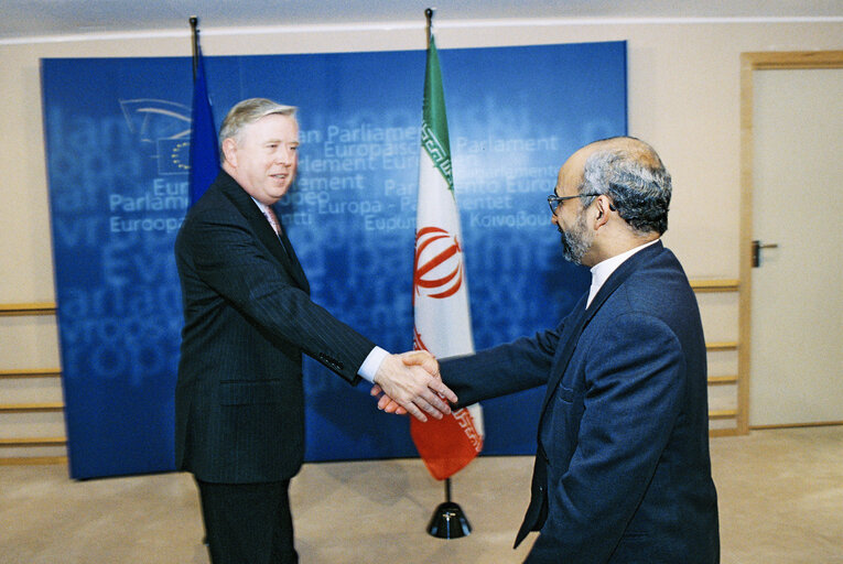 Fotografija 26: EP President meets with a delegation of the Iranian Parliament led by Mohsen MIRDAMADI