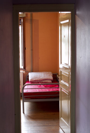 Fotografia 29: Illustration - Emergency accommodation for asylum seekers awaiting regularisation in Strasbourg, France
