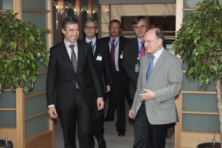 Fotogrāfija 10: Visit of the Secretary General of NATO to the EP