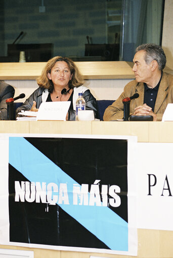 Fotogrāfija 8: Press conference on maritime safety with members of the Nunca Mais collective