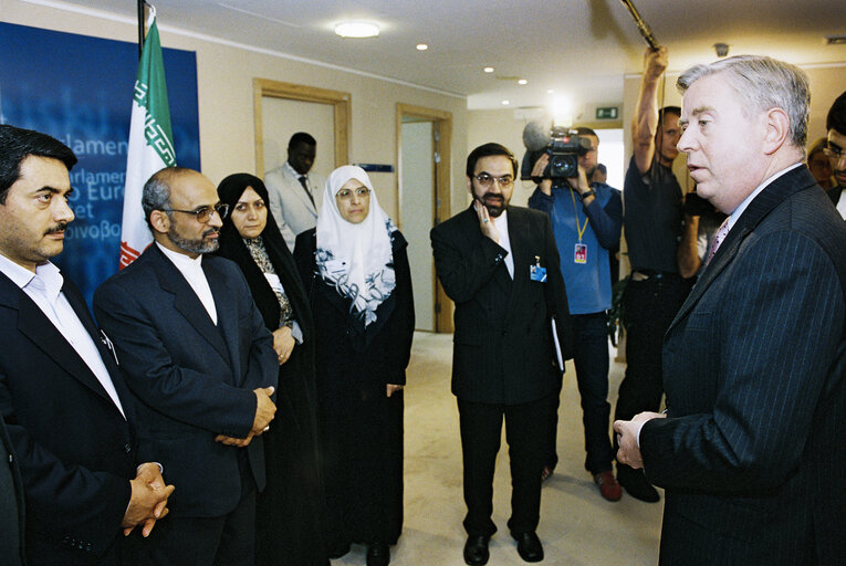 Fotografija 18: EP President meets with a delegation of the Iranian Parliament led by Mohsen MIRDAMADI