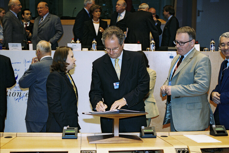 Foto 10: European Convention on the Future of Europe - Plenary session