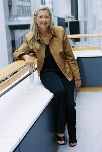 Foto 9: Portrait of MEP Lisbeth GRONFELDT BERGMAN in Brussels