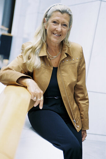 Foto 11: Portrait of MEP Lisbeth GRONFELDT BERGMAN in Brussels