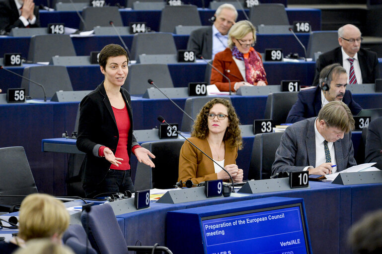 Foto 29: Plenary session Week 50 2017 in Strasbourg - Preparation of the European Council meeting of 14 and 15 December 2017 Council and Commission statements - State of play of negotiations with the United Kingdom