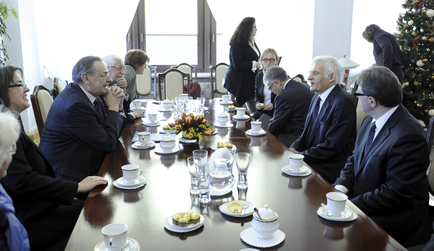 Fotografie 3: Warsaw, Poland  President of the EP meets members of the Polish Parliament.