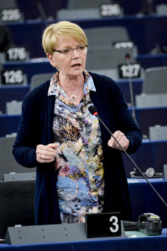 Foto 31: Plenary session Week 50 2017 in Strasbourg - Preparation of the European Council meeting of 14 and 15 December 2017 Council and Commission statements - State of play of negotiations with the United Kingdom