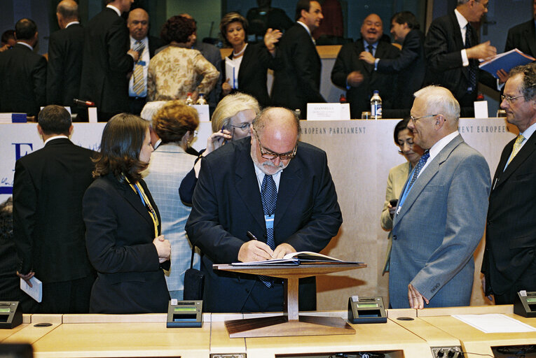 Foto 12: European Convention on the Future of Europe - Plenary session