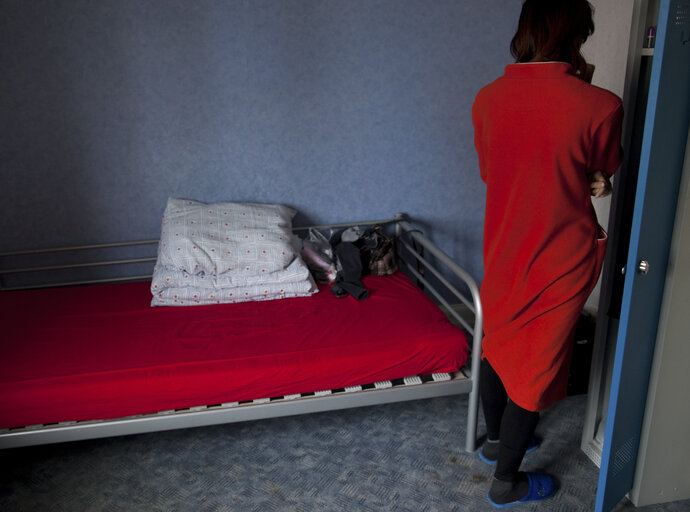 Fotografia 27: Illustration - Emergency accommodation for asylum seekers awaiting regularisation in Strasbourg, France