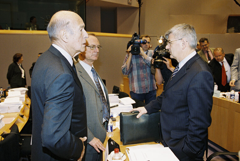 Снимка 10: European Convention on the Future of Europe - Plenary session in Brussels