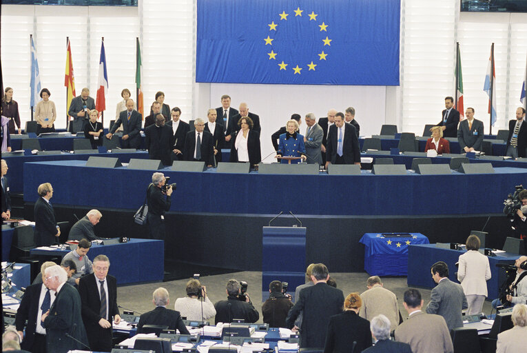 Fotografija 31: Sakharov Prize award ceremony at the EP in Strasbourg.