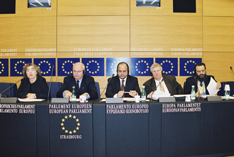 Fotografija 2: Press conference with the European Commissioner for the Budget.