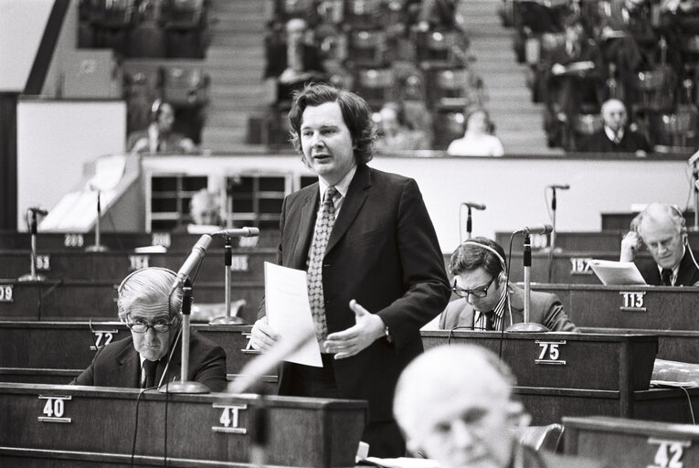 The Lord BETHELL in Plenary session Strasbourg february 1976