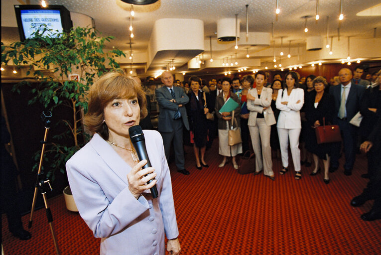 Fotografi 6: Visit of French Minister for European Affairs at the European Parliament in Strasbourg