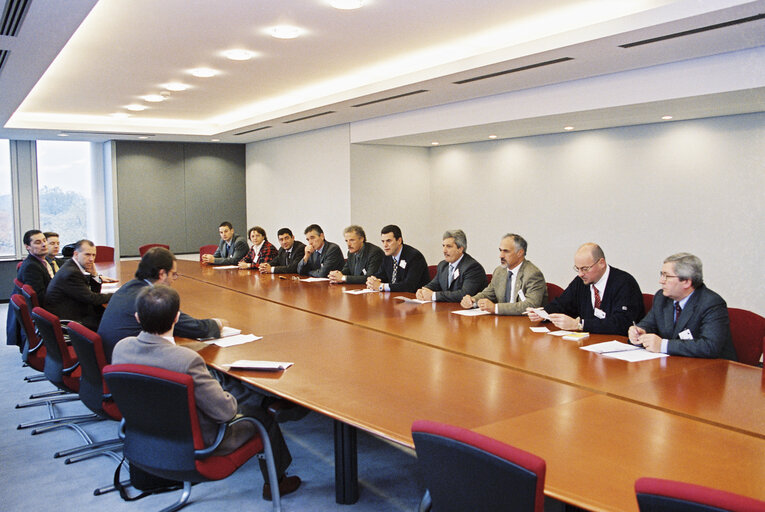 Meeting at the European Parliament in Brussels
