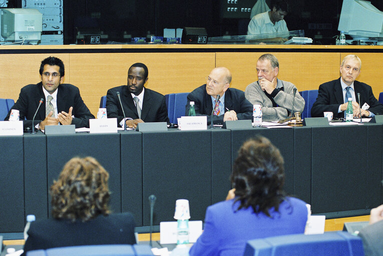 Meeting at the European Parliament in Strasbourg