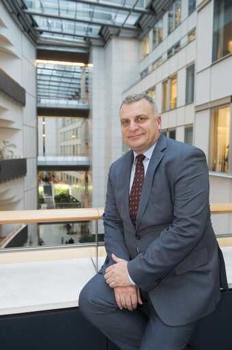 Fotó 20: Peter KOUROUMBASHEV in the European Parliament in Brussels