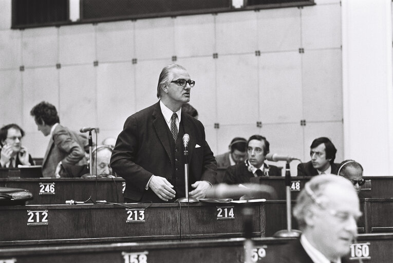 Giovanni BOANO in Plenary session Strasbourg february 1976