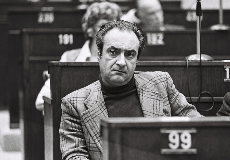 Franco CONSAS  in Plenary session Strasbourg february 1976