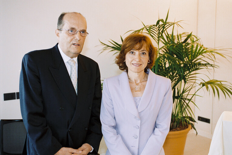 Foto 8: Visit of French Minister for European Affairs at the European Parliament in Strasbourg