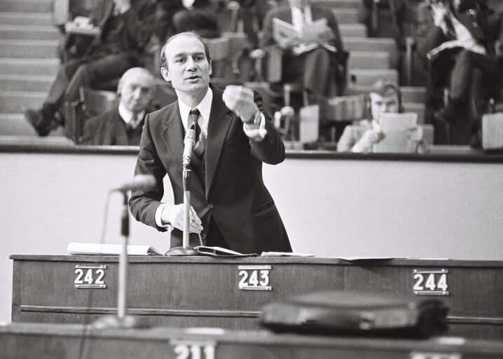 Adrien G.H. ZELLER in Plenary session Strasbourg february 1976