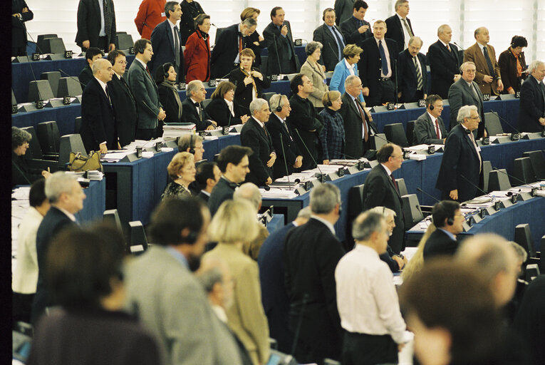 Fotografija 29: Sakharov Prize award ceremony at the EP in Strasbourg.