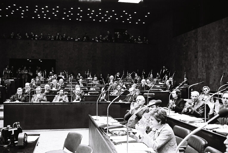 Billede 21: Plenary session Luxembourg january 1976