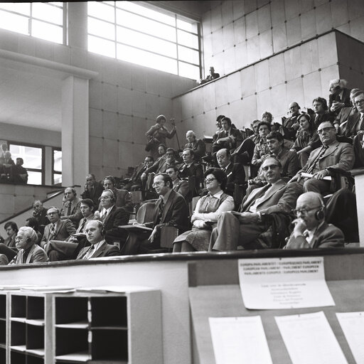 Photo 13 : Constitutive session of the new European Parliamentary Assembly in february 1976