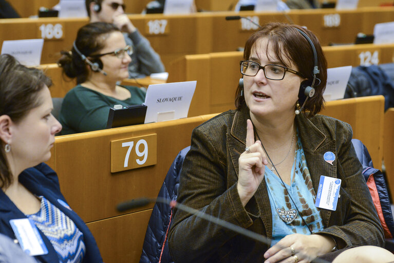 Fotografija 22: 4th European Parliament of Persons with Disabilities -European Disability Forum (EDF)- We want to vote! Towards accessible European elections 2019 and a full participation in political and public life for persons with disabilities.