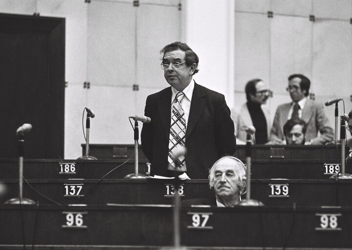 Robert Thomas ELLIS in Plenary session Strasbourg february 1976