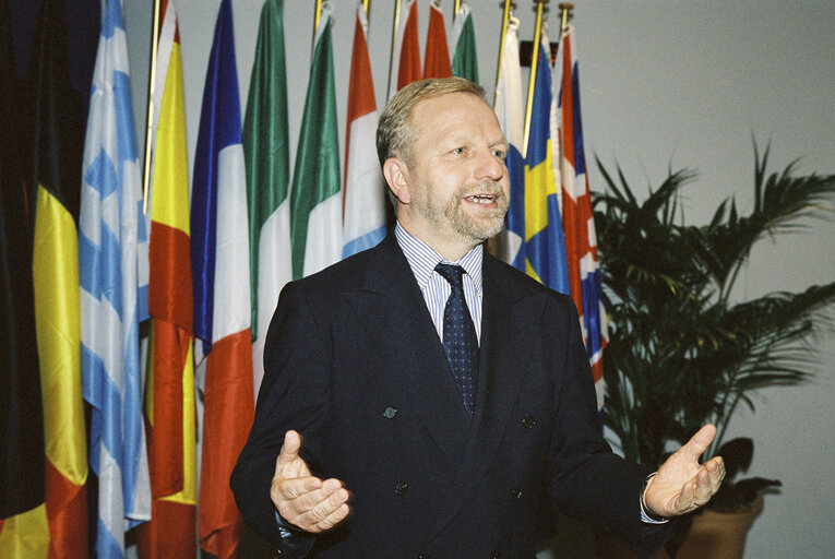 Fotografi 5: MEP Albert Jan MAAT at the European Parliament in Strasbourg