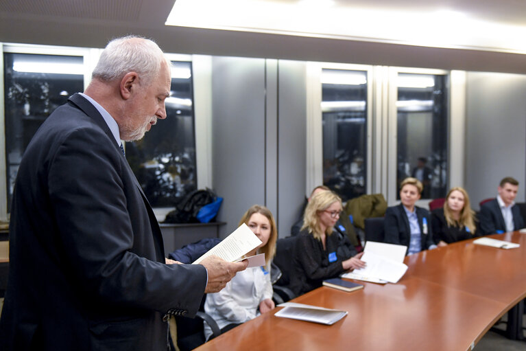 Jan OLBRYCHT meets students from Polish Wielkopolska region