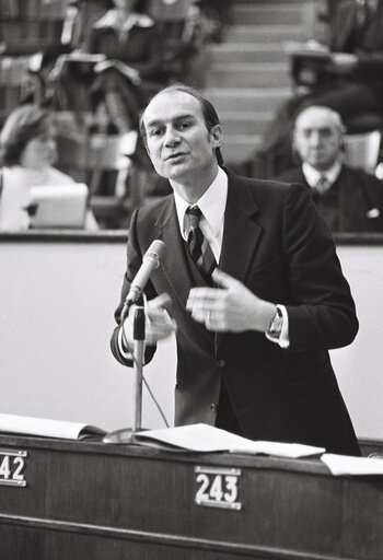 Adrien G.H. ZELLER in Plenary session Strasbourg february 1976